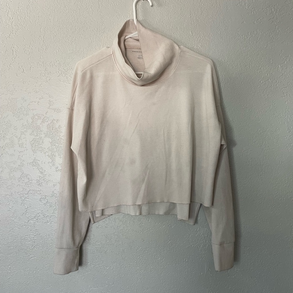 American eagle outfitters cropped turtle neck